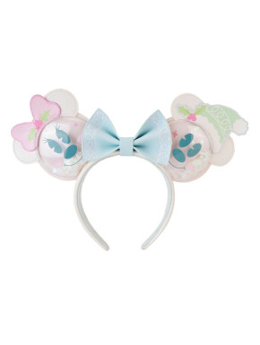 Disney by Loungefly Diadema Mickey & Minnie Pastel Snowman