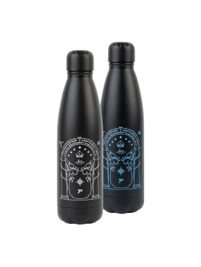 BOTELLA METALICA TERMOCOLORA 750ML EL SEÑOR DE LOS ANILLOS - PUERTA DE MORIA