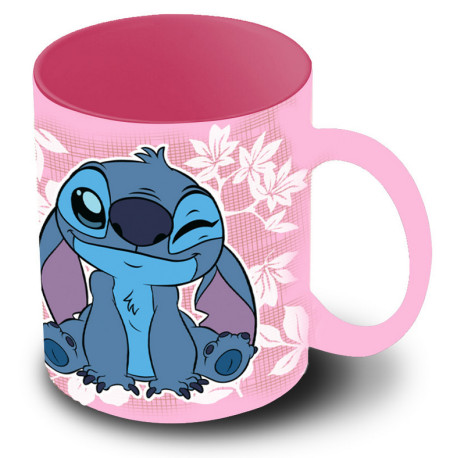 Taza Lilo y Stitch Rosa