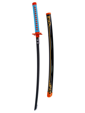 Katana Bambú Kochou Shinobu Demon Slayer 104 cm azul