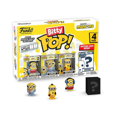 Funko Pop ! 4 Figurines Minions Skating Stuart