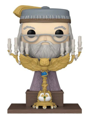 Harry Potter POP! Deluxe Vinyl Figura Deluxe Dumbledore w/Podium 12 cm