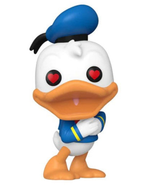 Disney DD 90th Anniversary POP! Disney Vinyl Figura Donald Duck(heart eyes) 9 cm