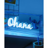Lampe LED Ohana style néon 15 x 30 cm