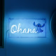 Lampe LED Ohana style néon 15 x 30 cm