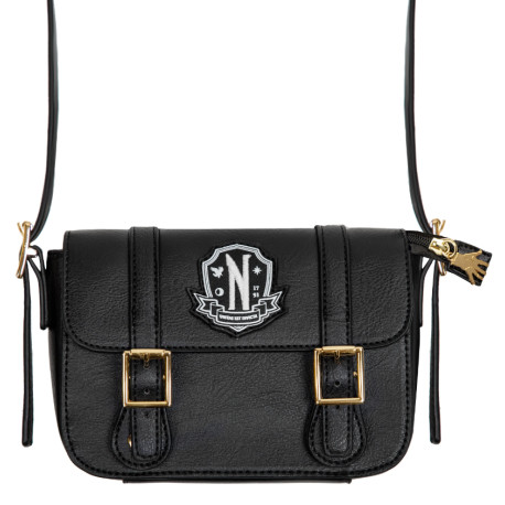 Cartera negra Nevermore Academy - Miércoles