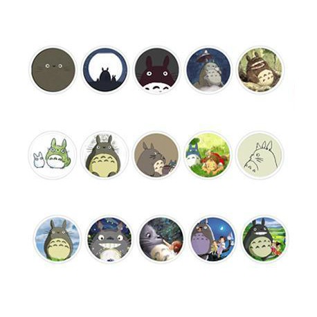 Set 15 chapas Totoro