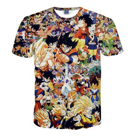 T-shirt Dragon Ball mosaic