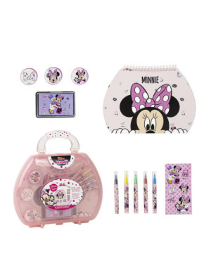 SET PAPELERÍA COLOREABLE MALETÍN MINNIE