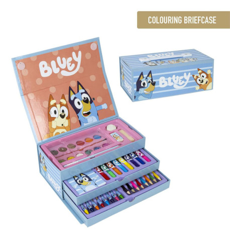 Ensemble de papeterie à colorier Bluey