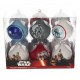 Set of 12 balls Christmas Star Wars films