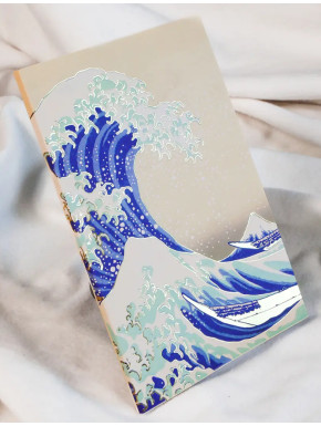 Carnet de notes La grande vague de Kanagawa Hokusai