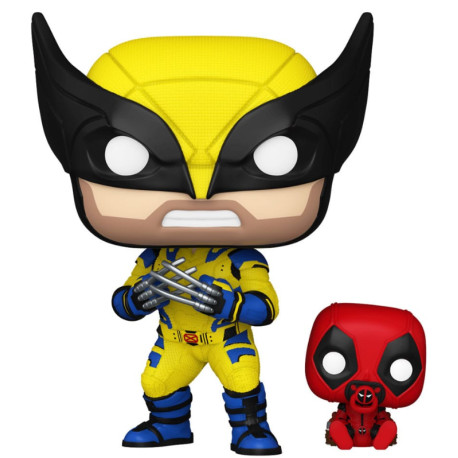 Deadpool 3 Figura POP & Buddy! Vinyl Wolverine w/ Babypool 9 cm