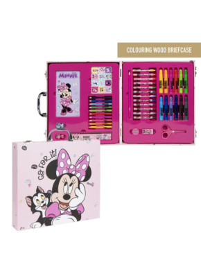 SET PAPELERÍA COLOREABLE MALETÍN MINNIE