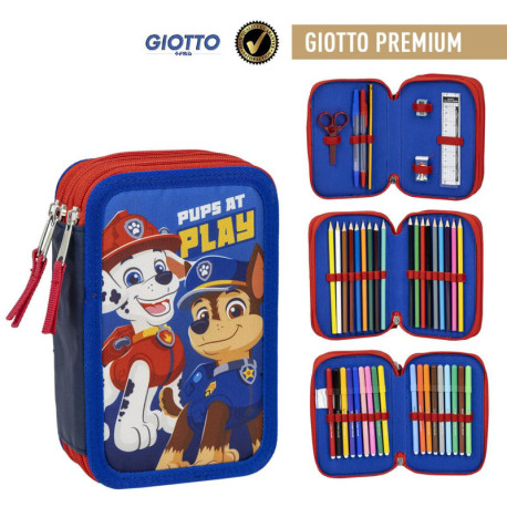 PENCIL CASE WITH ACCESSORIES GIOTTO PAW PATROL
