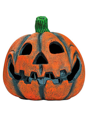 Artículo Decorativo Calabaza Sonriente 22 Cm