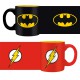 Set 2 mini tazas DC Comics