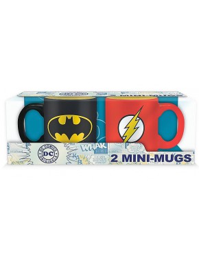 Ensemble de 2 mini tasses DC Comics officielles