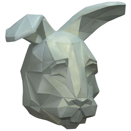 Masque de lapin polygonal Taille unique