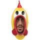 Máscara Pollo De Goma Talla Única