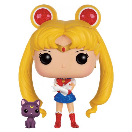 Funko Pop Sailor Moon and Moon Glitter