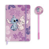 Stitch & Angel cuaderno y bolífgrafo