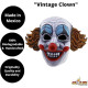 Masque de clown vintage Taille unique