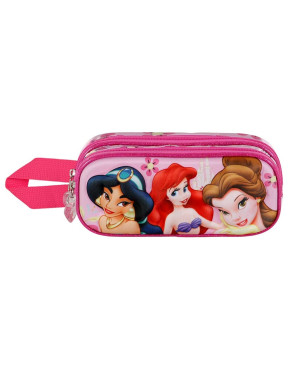 Trousse à crayons rose Disney Princesse