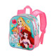 Mochila azul jardim de infância Princesas Disney