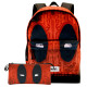 Pack mochila + estuche gratis Deadpool eyes Marvel