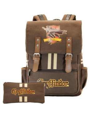 Pack mochila + estuche gratis Gryffindor vintage Harry Potter