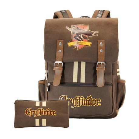 Pack mochila + estuche gratis Gryffindor vintage Harry Potter