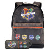 Pack mochila + estuche gratis Houses Harry Potter