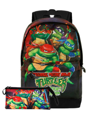 Pack mochila + estuche gratis Tortugas Ninja