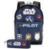 Pack mochila + estuche gratis piloto Star Wars