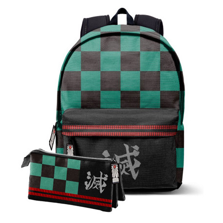 Pack mochila + estuche gratis Demon Slayer Tanjiro