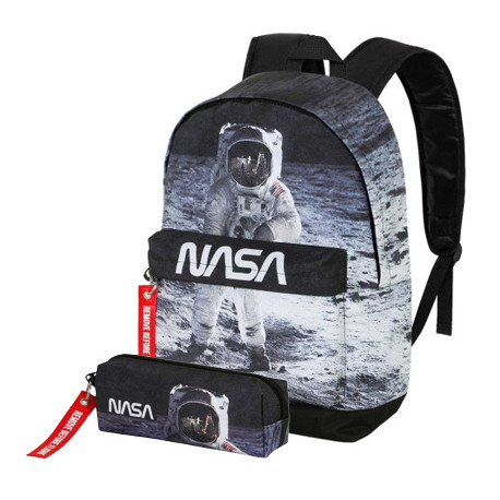 Pack mochila + estuche gratis NASA moon