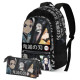 Pack mochila 44cm + estuche gratis Demon Slayer Tanjiro