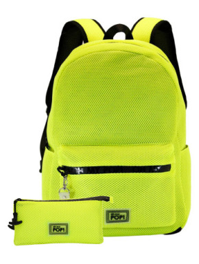 Pack mochila + estuche gratis amarillo Oh My Pop!