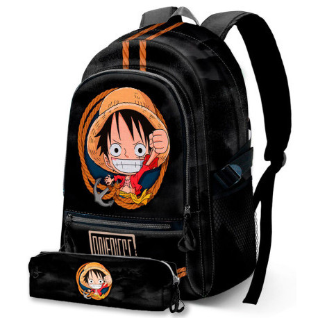 Pack mochila + estuche gratis Luffy One Piece