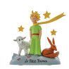 Figurine Le Petit Prince avec renard et agneau 16cm