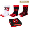 Marvel Deadpool Sock Set of 3 Pairs - CERDÁ
