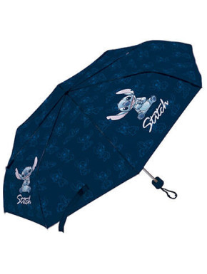 Stitch Parapluie pliant silhouette bleue