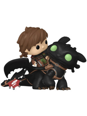 Cómo entrenar a tu dragón POP! Rides Deluxe Vinyl Figura Hiccup w/Toothless 9 cm