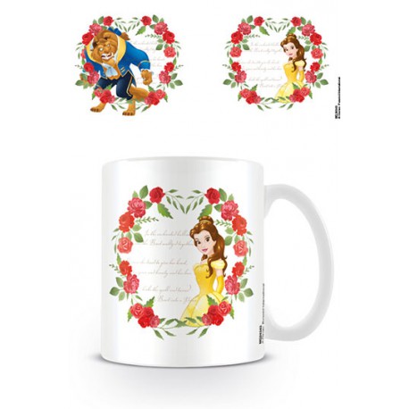 Taza Disney Bella y Bestia rose