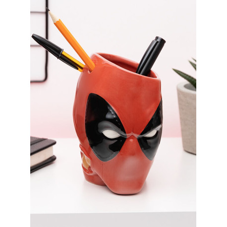 Bote para Bolígrafo/planta Deadpool 13 cm