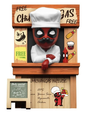 Figura de colección La tienda de Chimichangas de Deadpool 10 cm