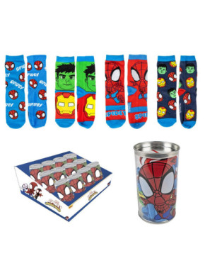 PACK CALCETINES 4 PIEZAS SPIDEY