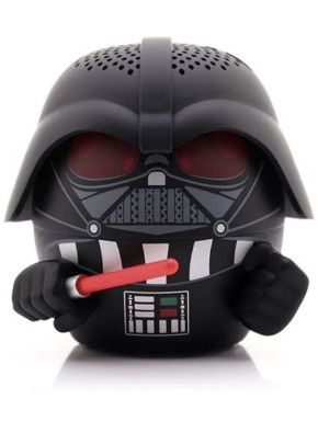 Mini altavoz Bitty Boomers Darth Vader con ojos rojos y sable láser 5 cm