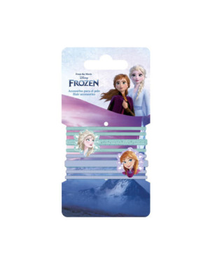 ACCESORIOS PELO ELÁSTICOS 8 PIEZAS FROZEN